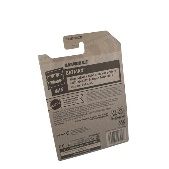 Hot Wheels Batman Batmobile Black Gold Edition Die-Cast 4/5 137/250 Mattel - Picture 5 of 5